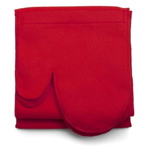 Polar Fleece Scarf Gloves