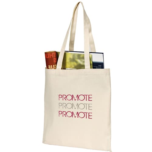 Branded Sandgate 7oz Cotton Canvas Bag with a logo printed to 1 side from Total Merchandise