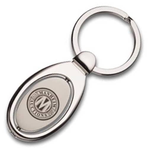 Spinning Oval Sapporo Keyrings