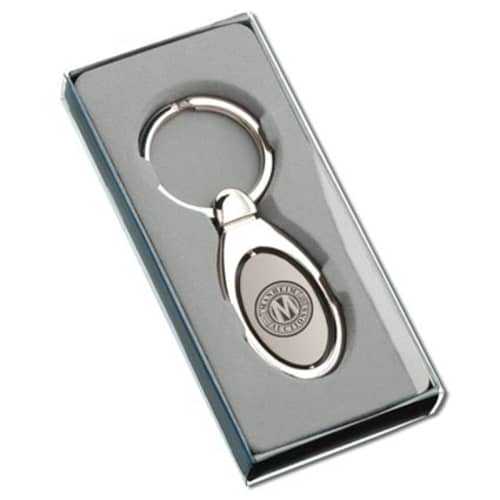 Spinning Oval Sapporo Keyrings