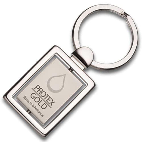 Spinning Rectangular Sapporo Keyrings