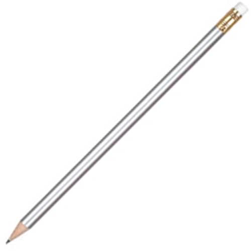 Promotional Oro Range Pencil in Silver from Total Merchandise