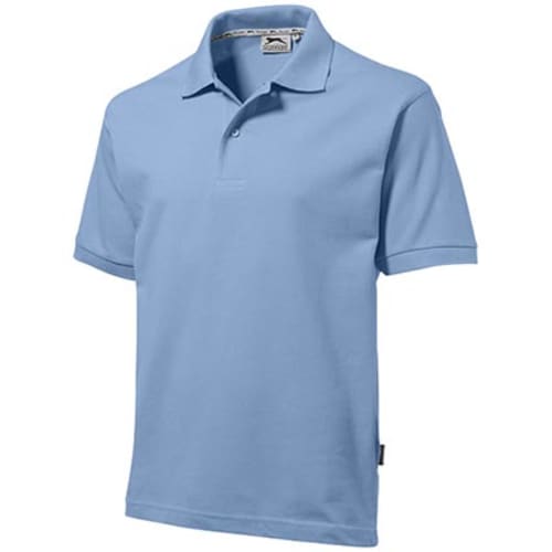 Printed Slazenger Polo Shirts in light blue from Total Merchandise