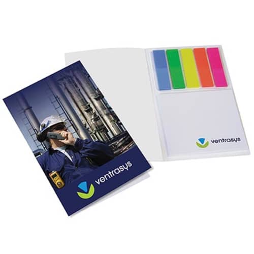 Corporate branded sticky notes for schools