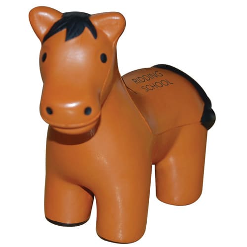 Promotional Stress Horses in light brown from Total Merchandise