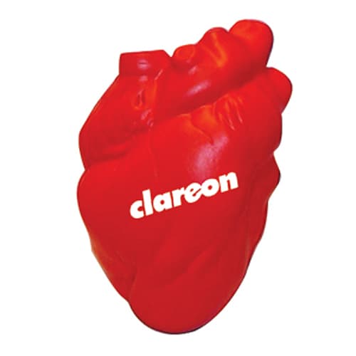Branded Stress Hearts for Health Campaign Giveaways