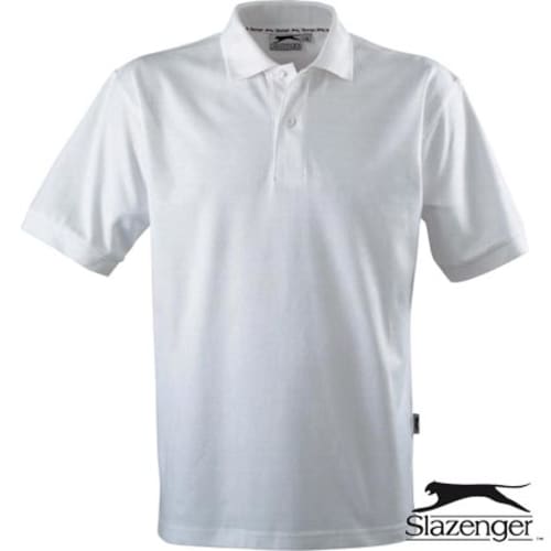 Slazenger White Pique Polo Shirt