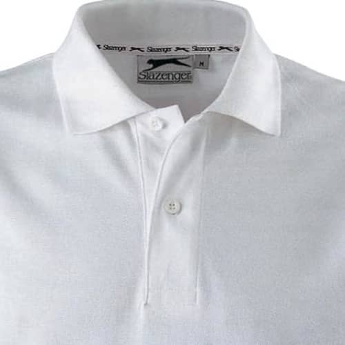 Slazenger White Pique Polo Shirt