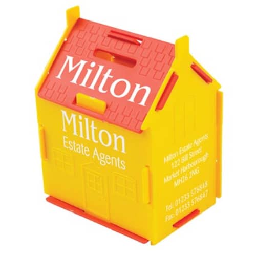 Self Assembly House Money Box