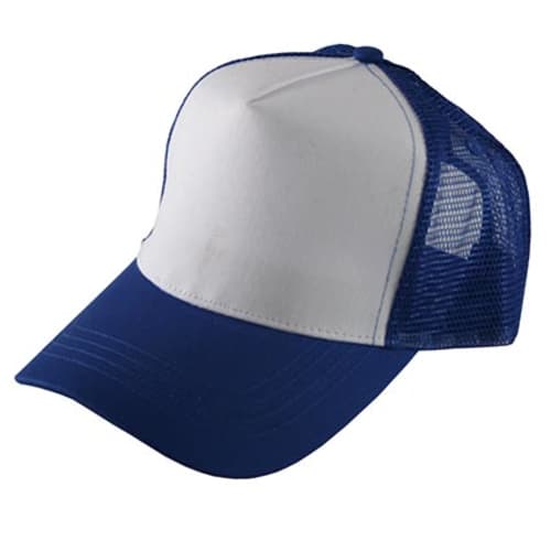 Truckers Mesh Caps in Blue/White