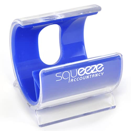 Turbo phone stands printed with company logo