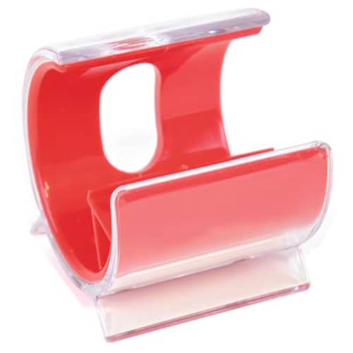 Promotional phone holder in red