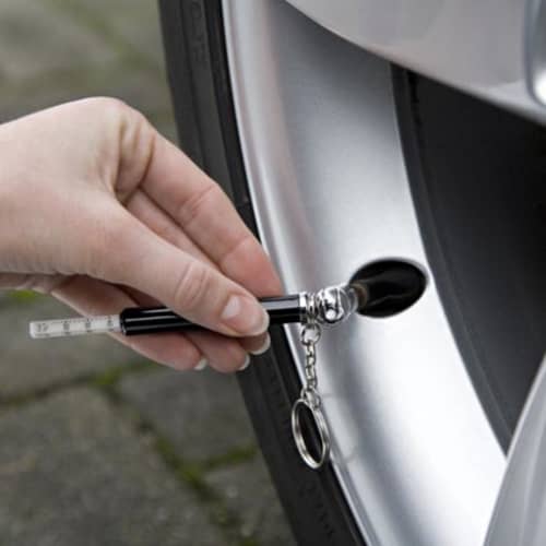 Tyre Pressure Gauge Key Ring