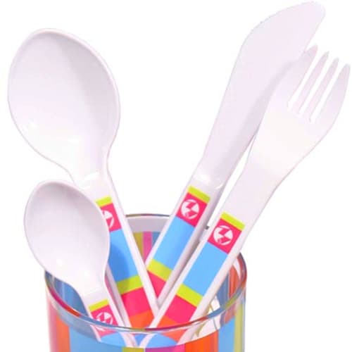 Branded Plastic Cutlery Set for Camping Merchandise