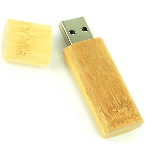 Add an eco-friendly touch to your marketing endeavours with these engraved bamboo flashdrives.