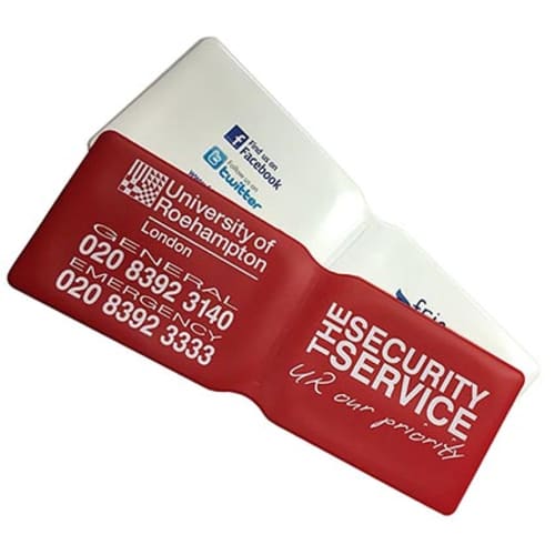 Promotional card wallets for transport campaigns