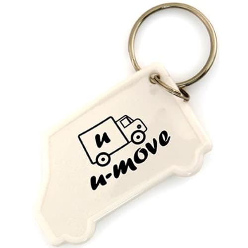 Van Shaped Acrylic Keyrings