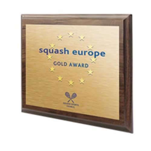Plaque on Veneered MDF