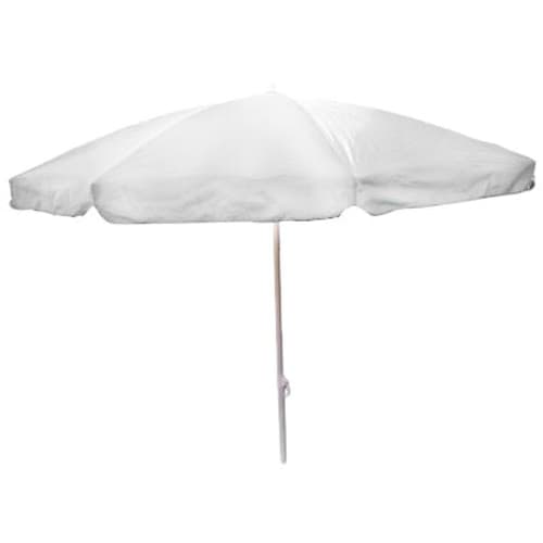 Classic Garden Parasol in White
