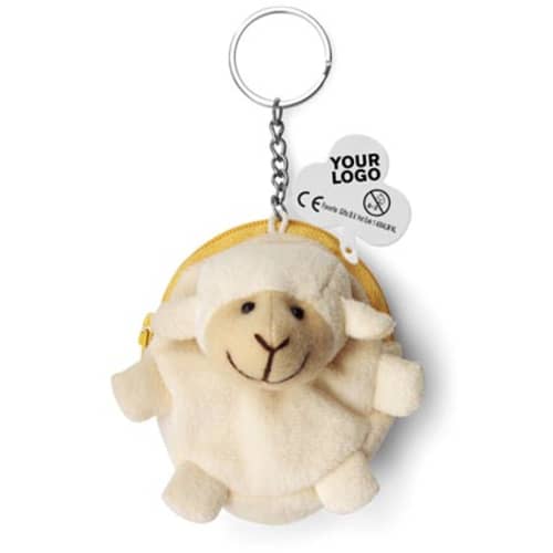 Plush Animal Coin Purse Keyrings