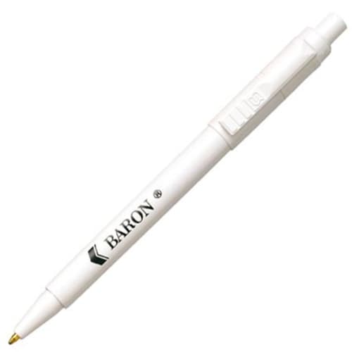 Baron Extra Ballpens in White