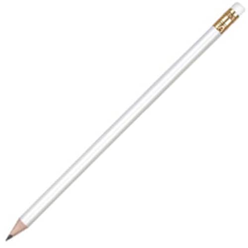 UK Branded Oro Range Pencil in White from Total Merchandise