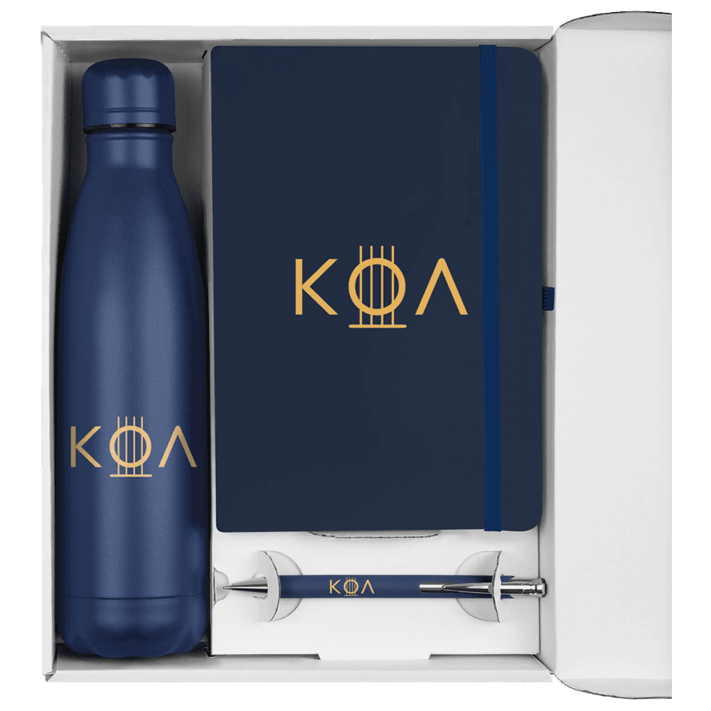 Total Merchandise onboarding pack in blue