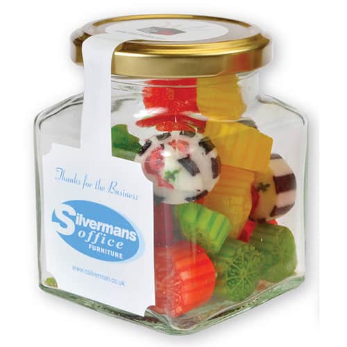 square retro sweet jars