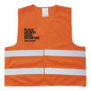 Social Distancing Safety Reflective Vest in Orange