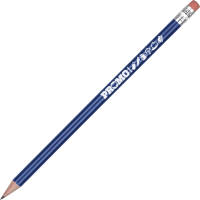 Promotional Standard Pencil in Medium Blue with Eraser Printed with a Logo by Total Merchandise