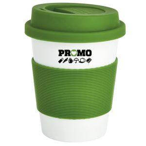 Branded Eco Plant Reusable Coffee Cups from Plant Material