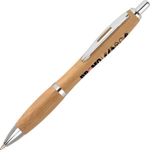 Eco-friendly printed Contour Wood Ballpens with your logo