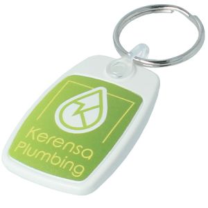 Promotional Recycled Plastic Keyrings Eco-Friendly Giveaways