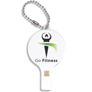 Promotional Recycled Plastic Whistle Keychains for Giveaways