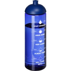 Blue Custom Printed Time to Drink Reusable Water Bottles as Promotional Gifts