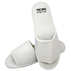 White Peep Toe Slippers