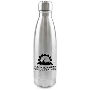 500ml Ashford Double Walled Metal Bottles in Silver