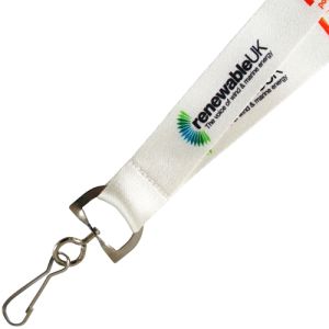 Promotional 20mm Dye Sublimation Lanyards branded with logo