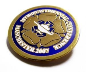 Promotional Soft Enamel Badges Bespoke Shaped for Corporate Branding