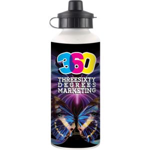 600ml Full Colour Metal Sport Bottles