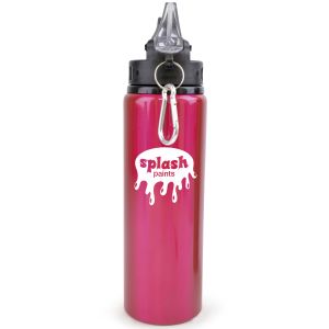 Promotional 800ml Metal Drinks Bottles for events in Pink