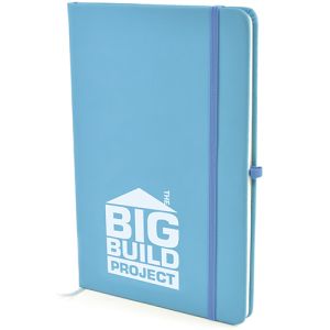 Branded A5 Soft Touch PU Notebooks for offices