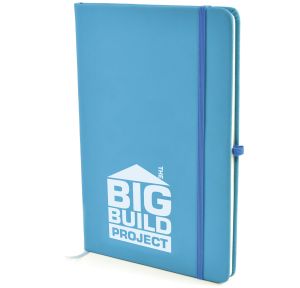 Branded A5 Soft Touch PU Notebooks for offices