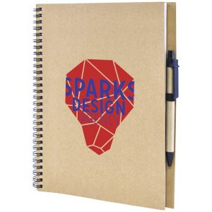 A4 Recycled Card Notebook and Pen