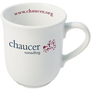 Promotional Bell Mug printed with company logo