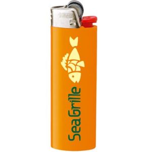 Promotional disposable BiC Lighters with company logos