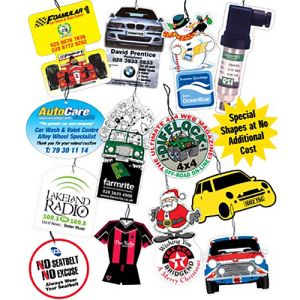 Printed Car Air Fresheners for merchandise gifts
