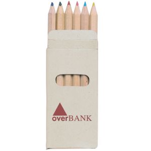 Branded Colouring Pencils Pack with company logos