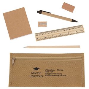 Promotional Eco Pencil Case Sets with logos