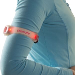 Personalised Flashing LED Silicon Arm Straps for Fitness Campaigns